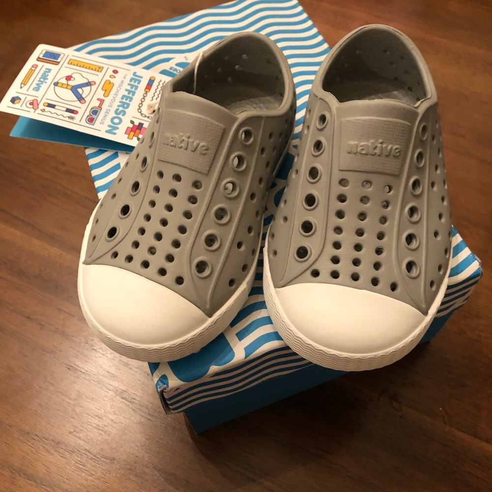 Native Grey Kids Shoes